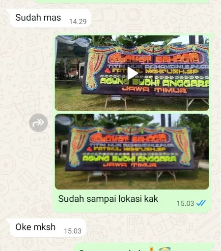 Pengiriman Papan Bunga Ui Depok